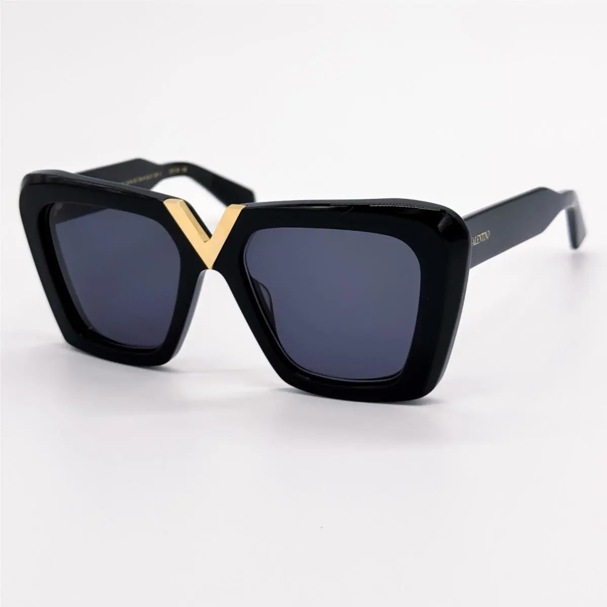 Valentino Sunglasses Women Black V-gold-ii VLS-161A Eyewear Valentino