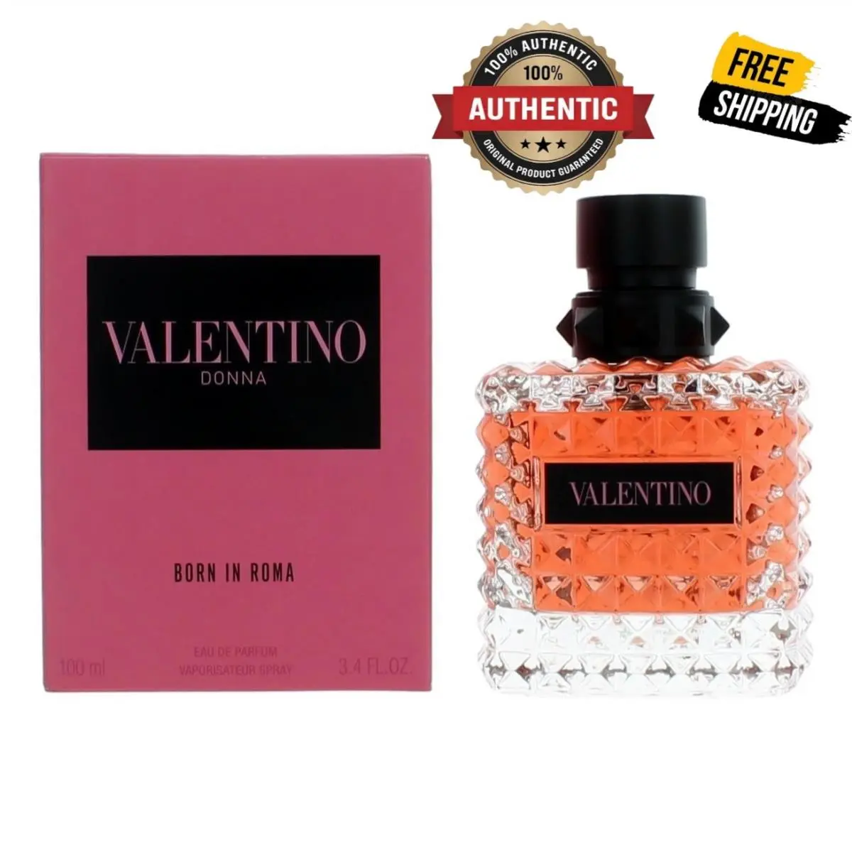 Valentino Donna Born In Roma by Valentino 3.4oz Edp Spray Women Pink