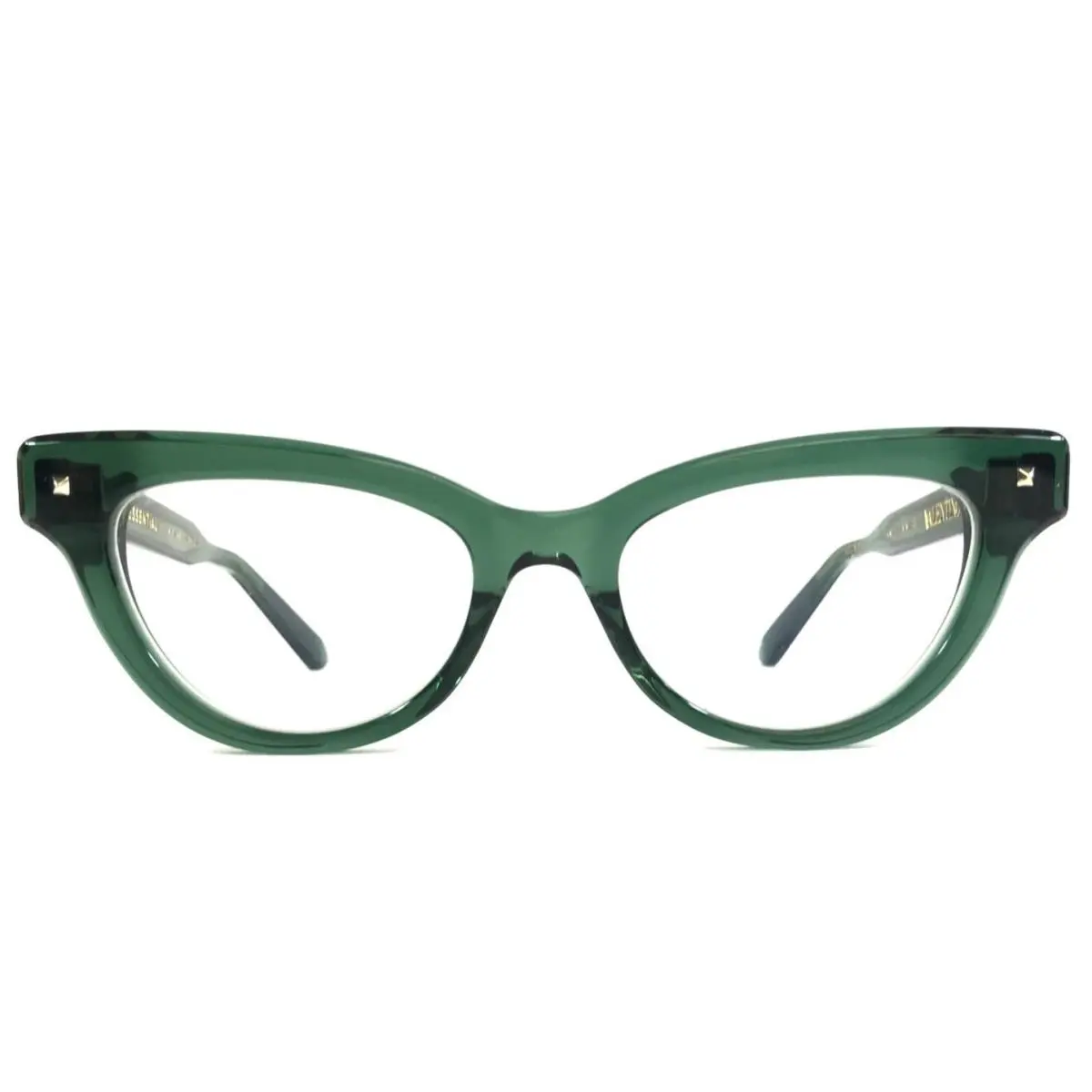 Valentino Eyeglasses Frames V-essential II VLX-124B Grn-gld Green Gold 50-18-145