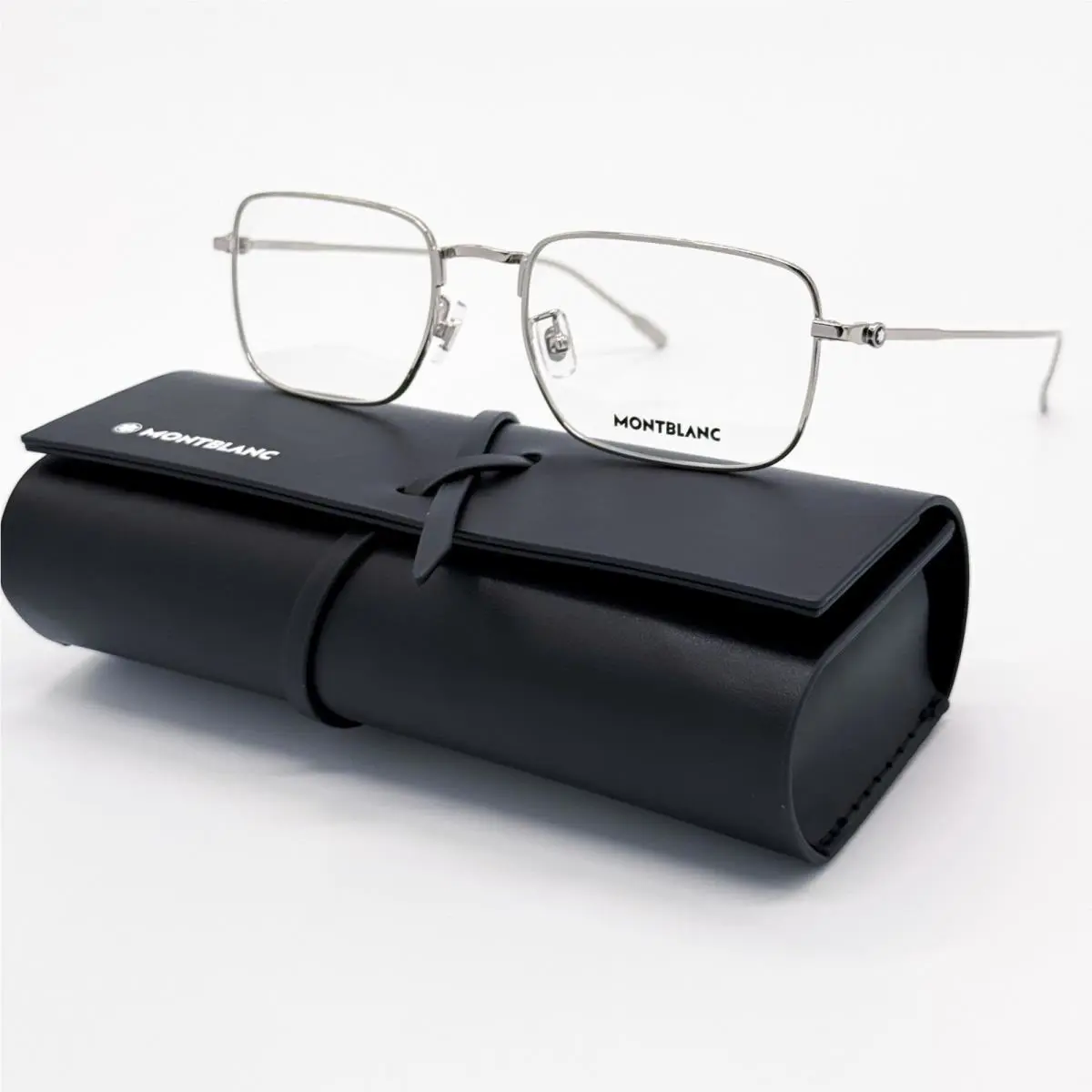 Montblanc Eyeglasses MB0212O 005 Silver Men Eyewear Montblanc