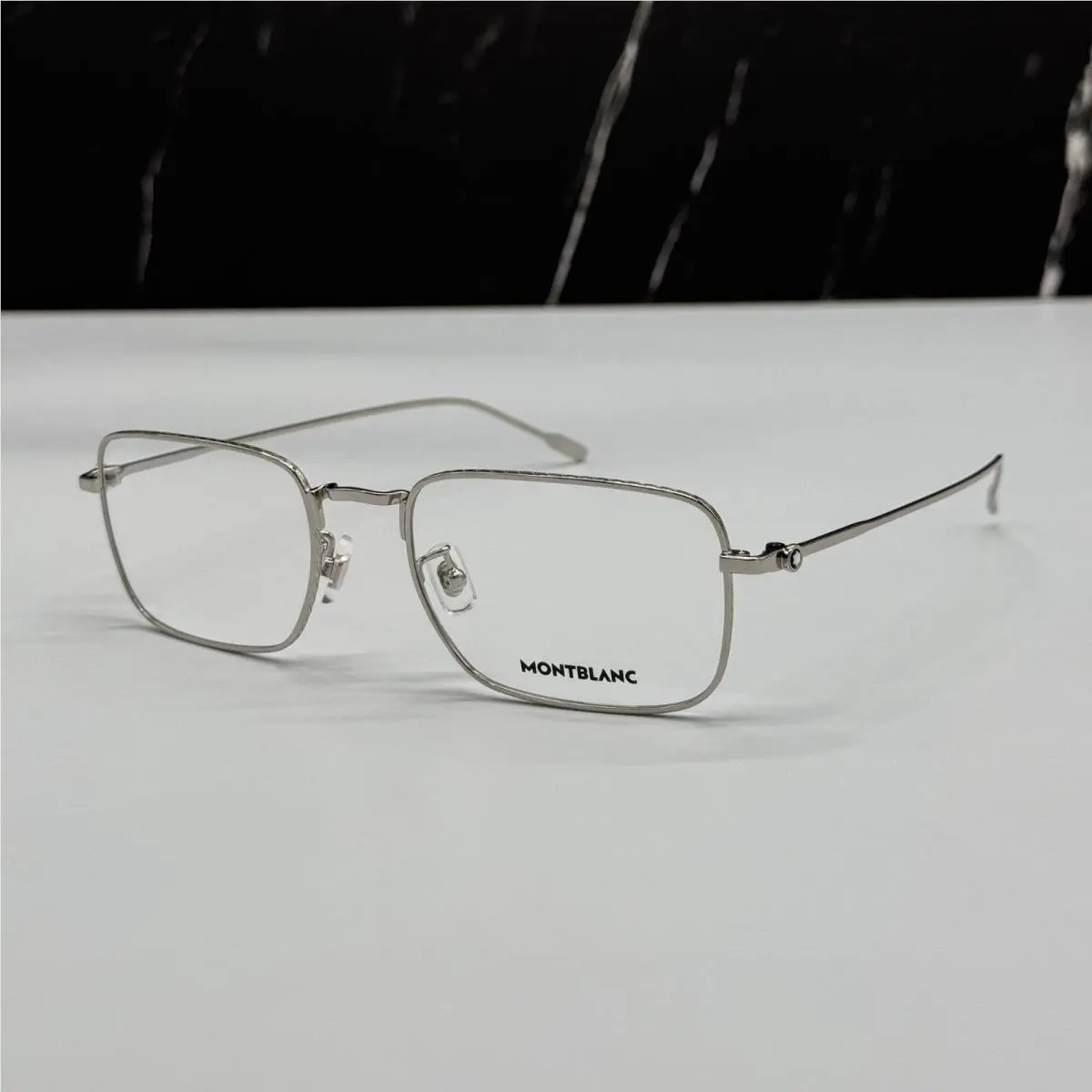 Eyeglasses Silver Men Eyewear  MB0212O 005 by Montblanc
