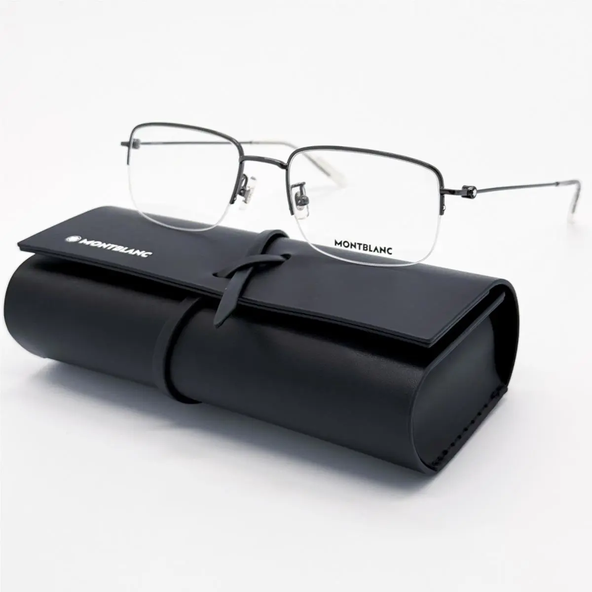 Montblanc Eyeglasses MB0084OK 004 Silver Men Eyewear Montblanc