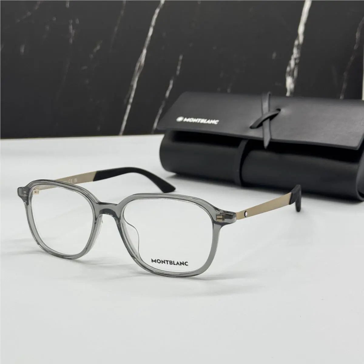 Montblanc Eyeglasses Men Grey Eyewear Montblanc MB0335OA 004