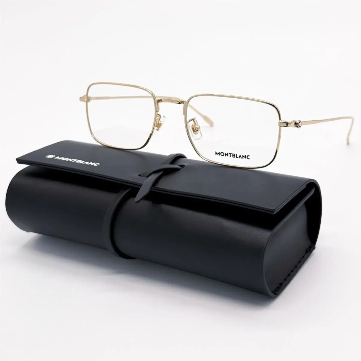 Montblanc Eyeglasses MB0212O 004 Gold Men Eyewear Montblanc