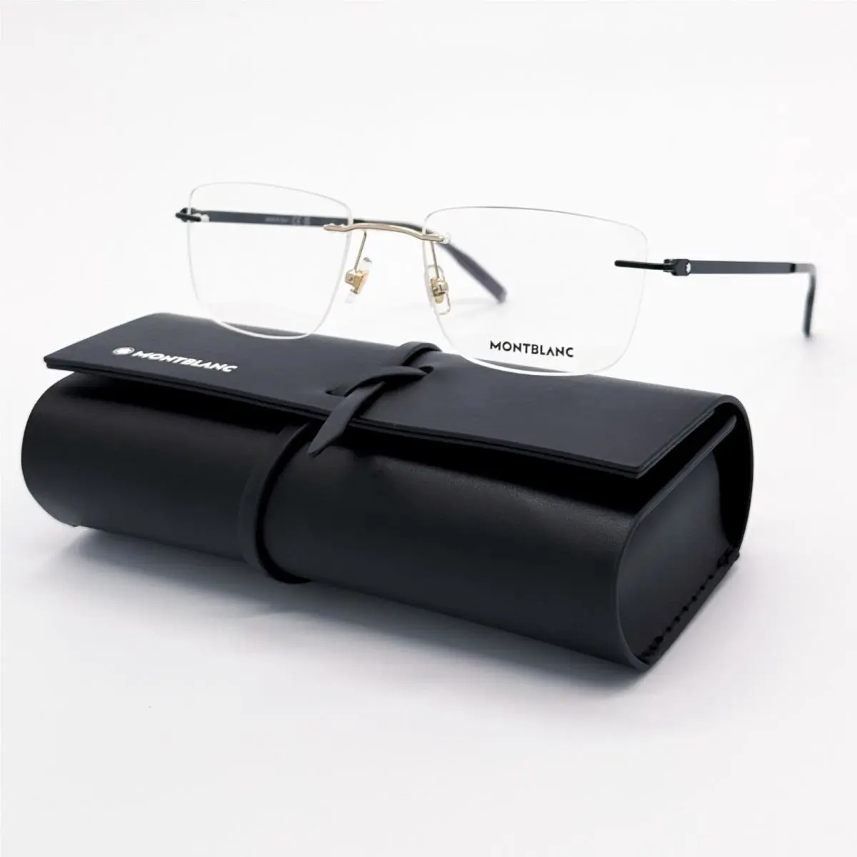 Montblanc Eyeglasses MB0281O 006 Black Men Eyewear Montblanc