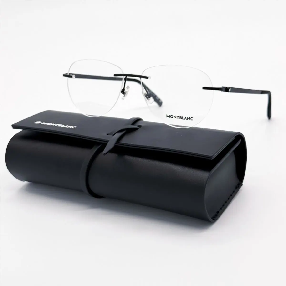 Montblanc Eyeglasses MB0186O 001 Black Men Eyewear Montblanc