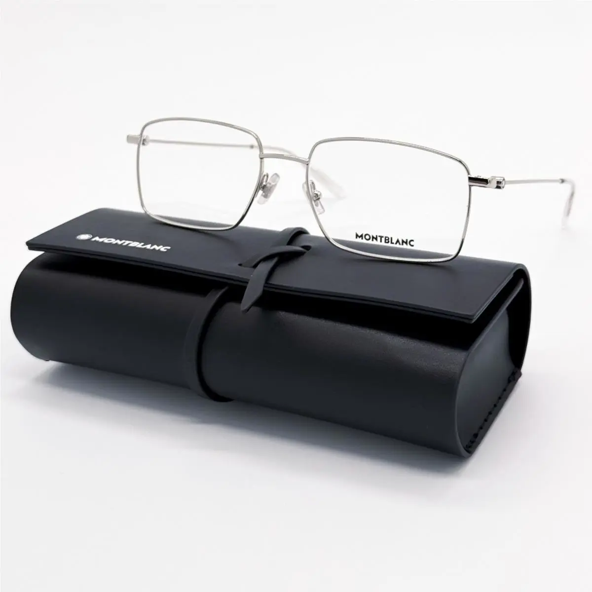 Montblanc Eyeglasses MB0076O 006 Silver Men Eyewear Montblanc