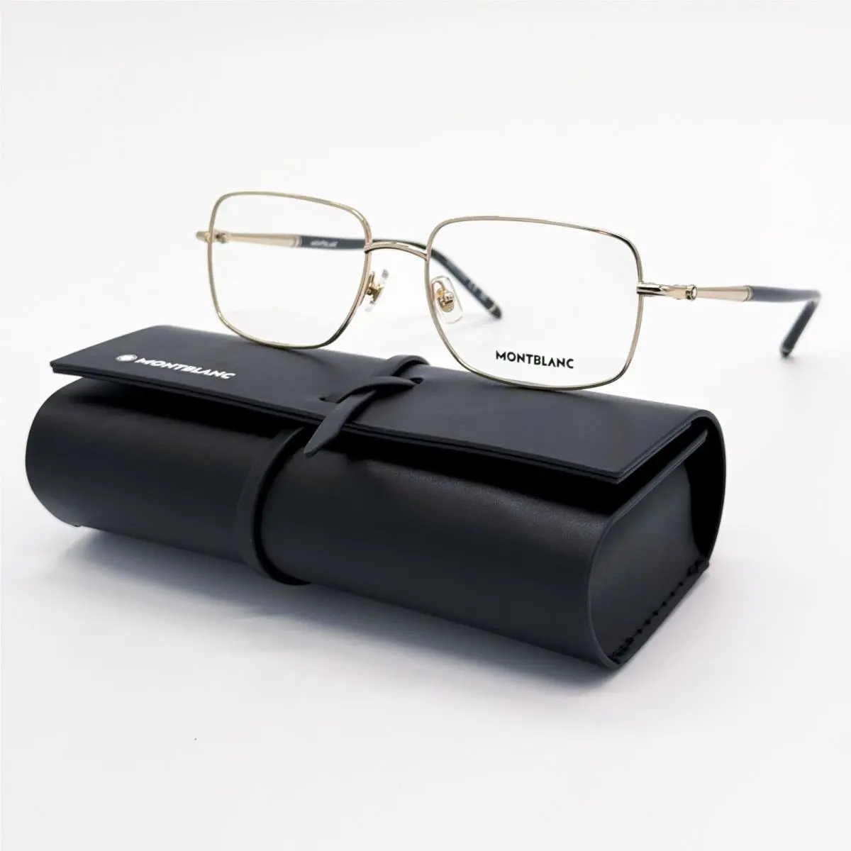 Montblanc Eyeglasses MB0072O 003 Gold Men Eyewear Montblanc