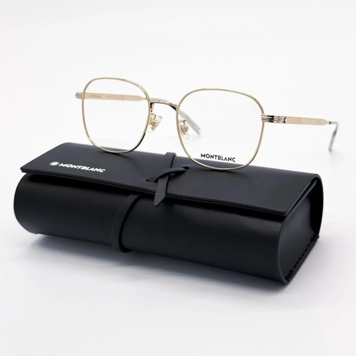 Montblanc Eyeglasses MB0238OK 001 Gold Men Eyewear Montblanc