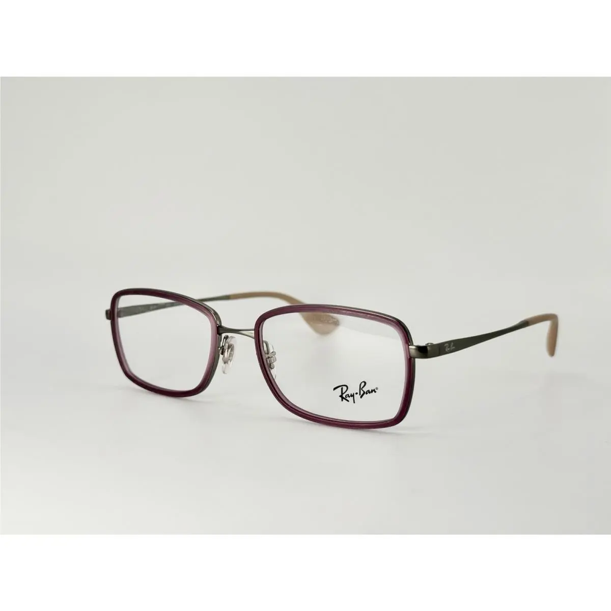 Ray Ban RB6336 2857 Gunmetal/matte Purple Eyeglasses 53-18-140
