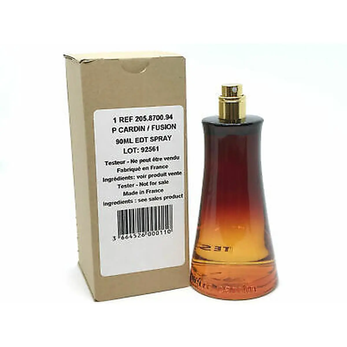 Fusion For Men - 3.0 OZ/90 ML Edt Spray IN Tester Box - NO Cap by Pierre Cardin