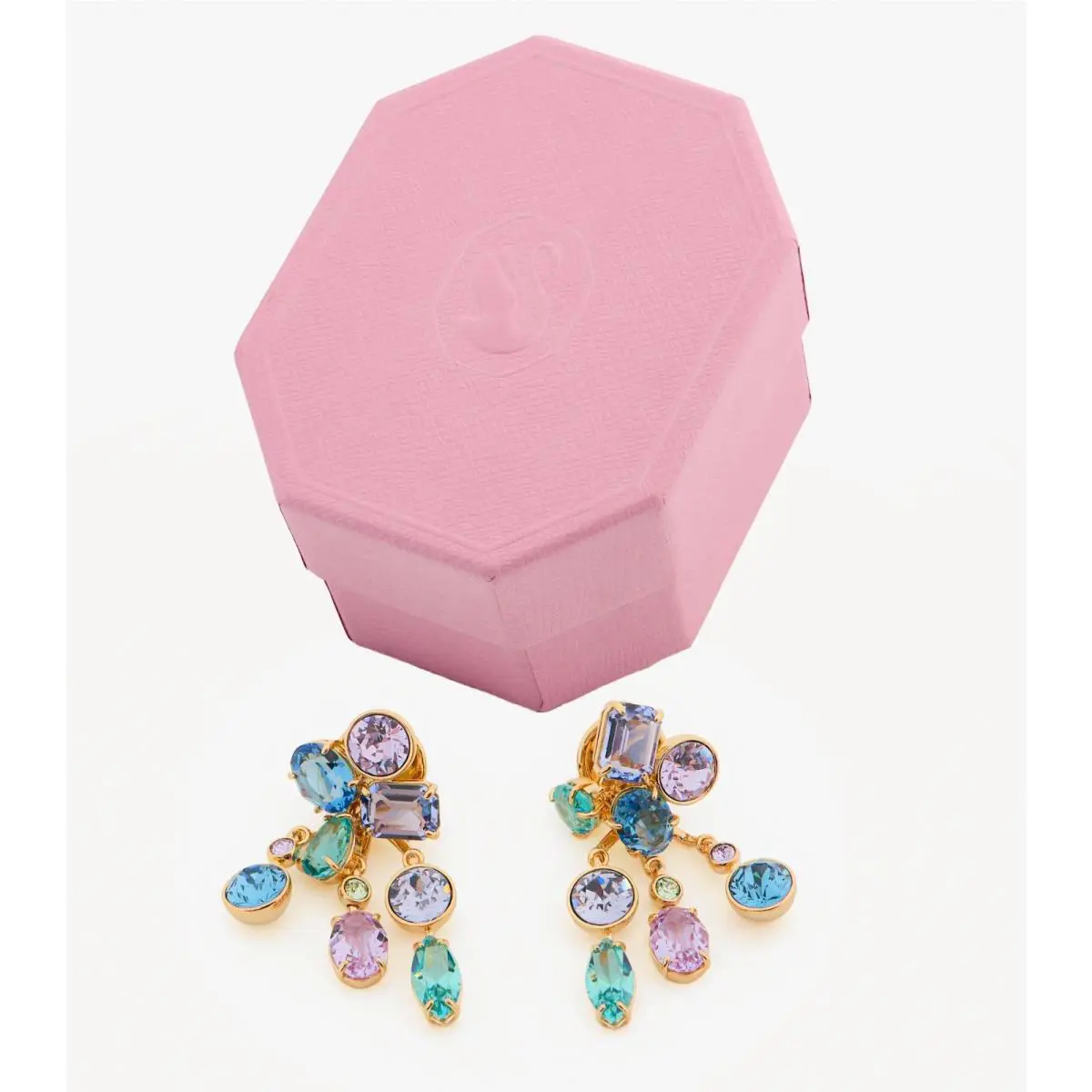in Gift Box Swarovski 5737450 Crystal Cluster Gema Drop Stud Earrings