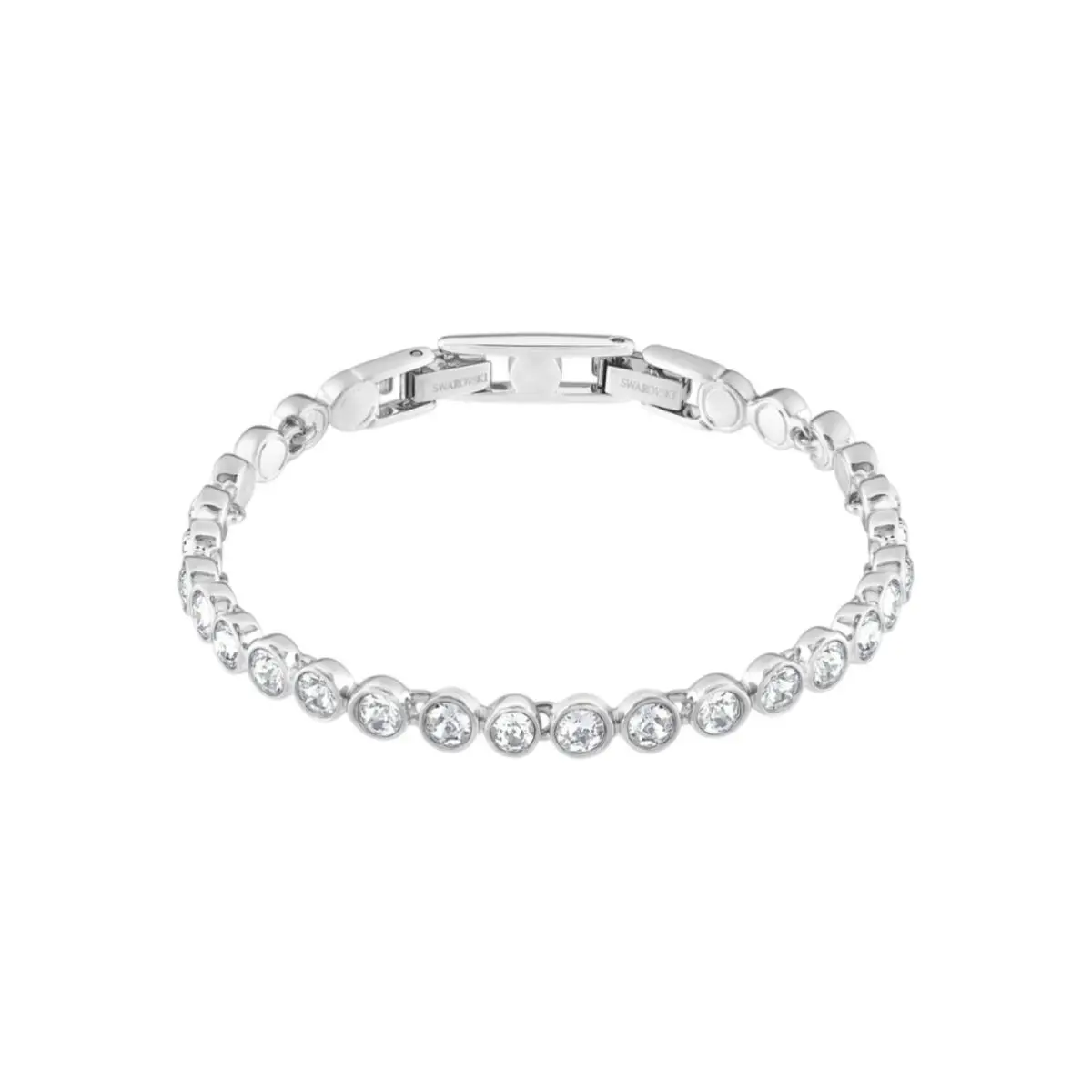 Swarovski 0861329 Rhodium Plated Martina Tennis Bracelet