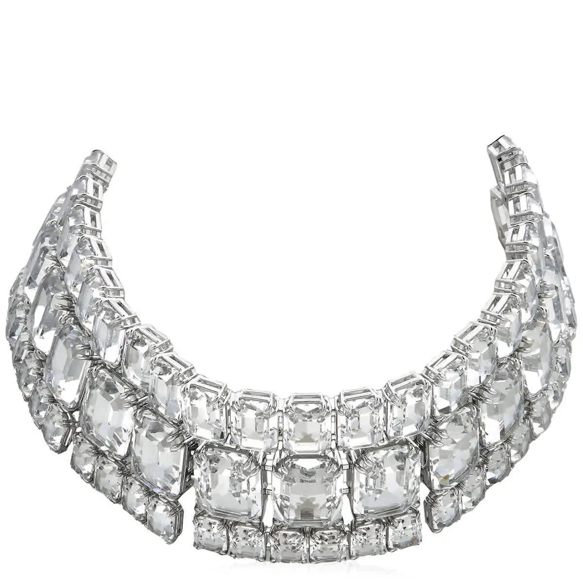 Swarovski Millenia Choker 3 Rhodium Shiny White