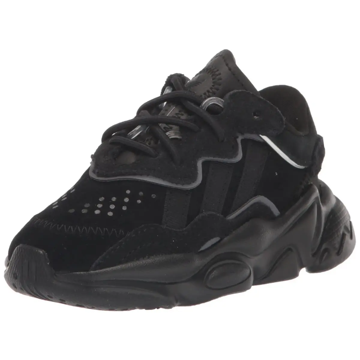 Adidas Originals Ozweego Infant Retro Sneakers Black/black/night Metallic