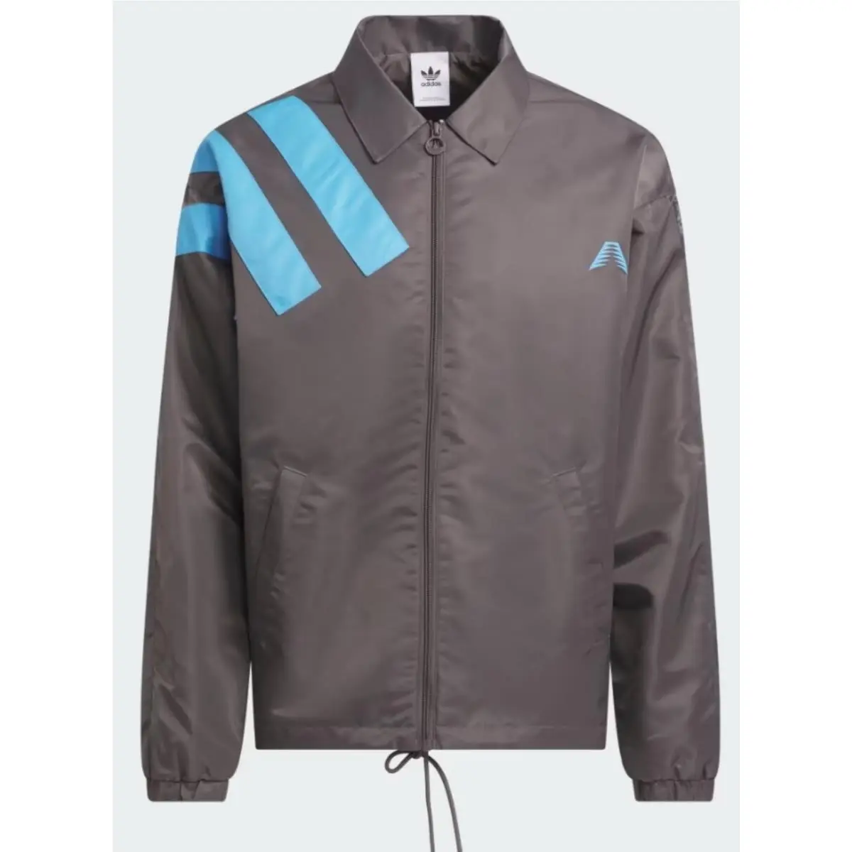 Men`s Adidas Anthony Edwards Charcoal Coach Jacket / IW8062 / Multiple Sizes