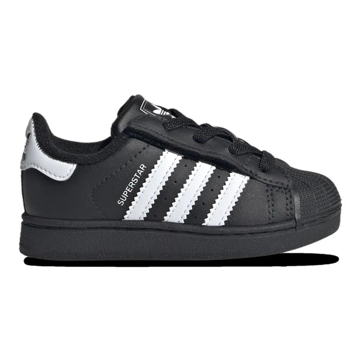 Adidas Originals Superstar II Kids Classic Leather Sneaker Black/white/black - Black/White/Black