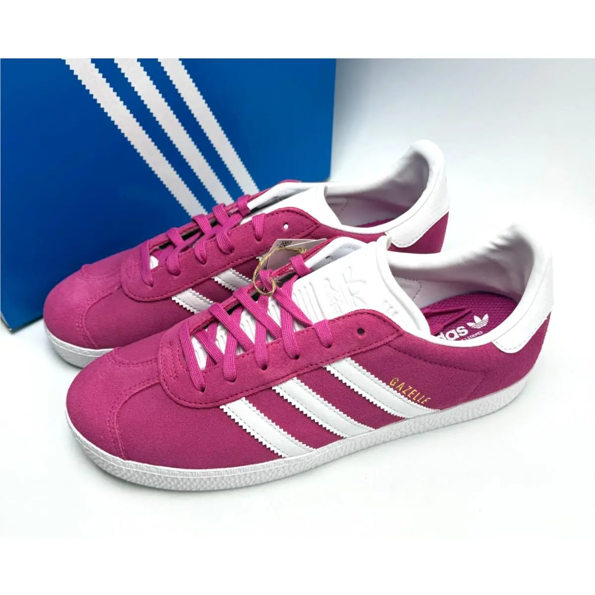 Adidas shoes - adidas Originals Gazelle - Originals Gazelle - IF9801 - Better Scarlet/Cloud White/Gold Metallic 6