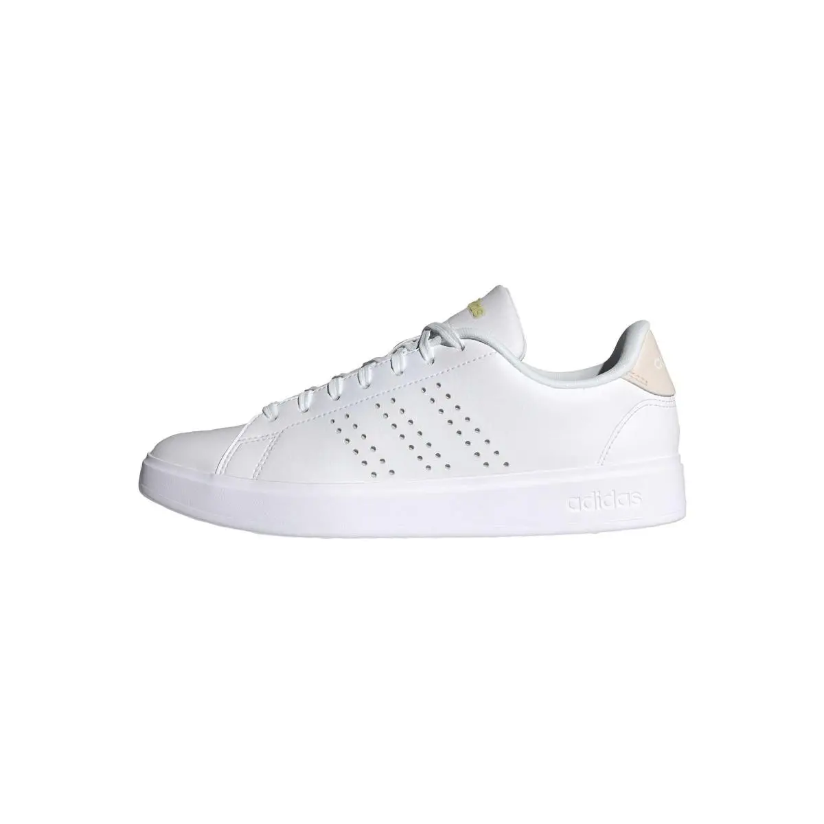Adidas Women`s Advantage 2.0 Shoes Cloud White Putty Mauve Gold Met 5.5 US