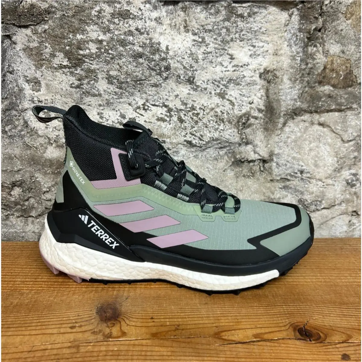 Adidas Womens Terrex Free Hiker 2 Gore-tex `silver Green Carbon` IE5134 New/box