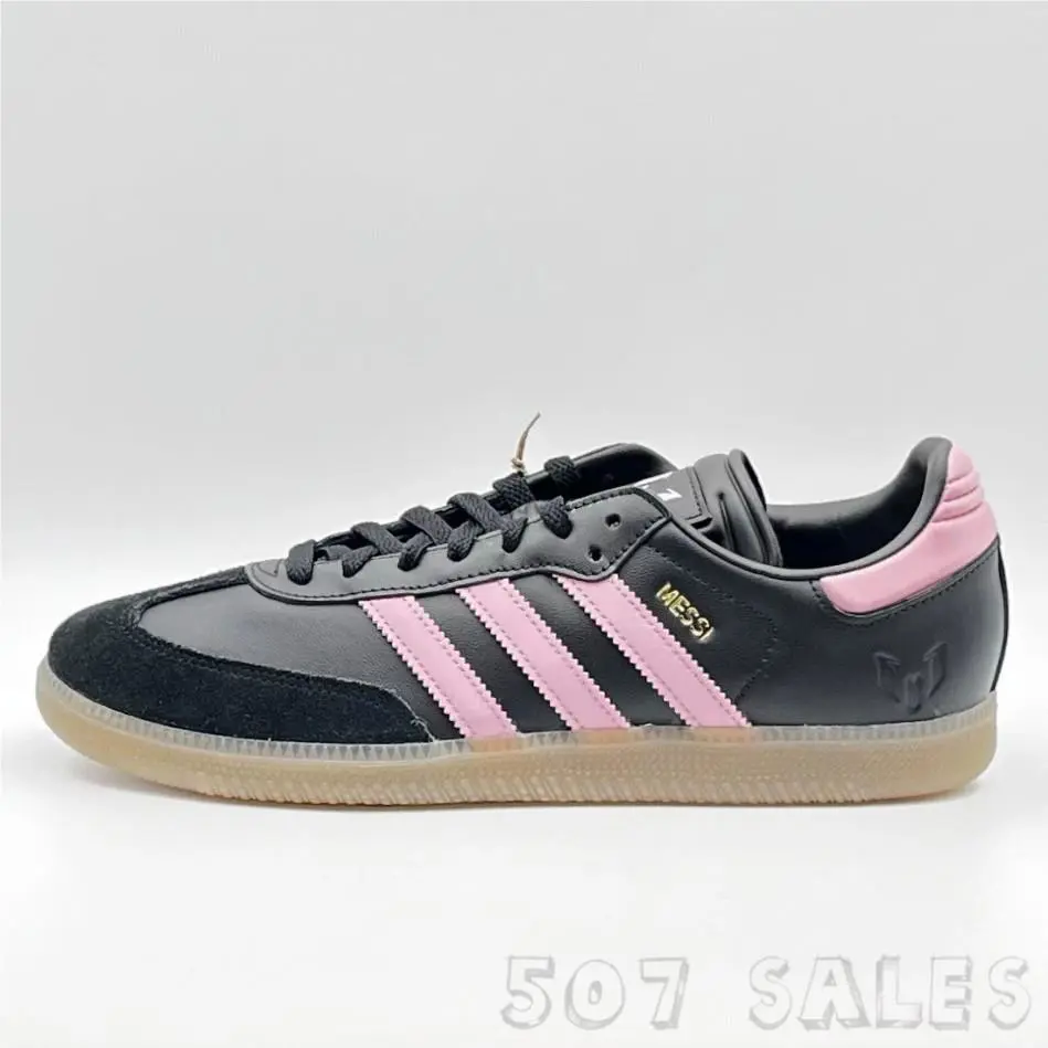 Adidas Samba Messi Indoor Soccer Shoe Black/gold Metallic/gum JP7845 Select Size