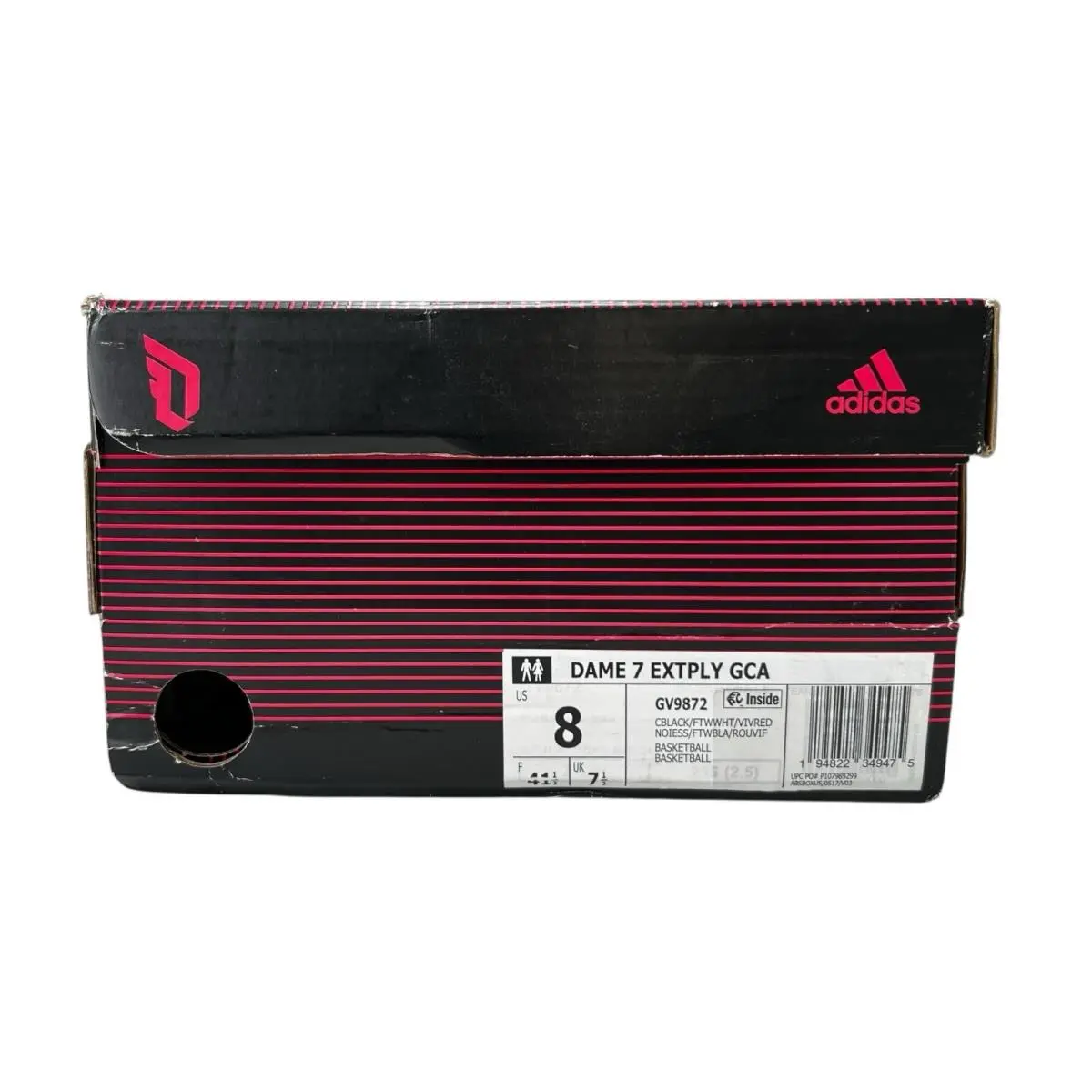 Adidas shoes - adidas Dame 7 Extply - Dame Extply - GV9872 - Black 8