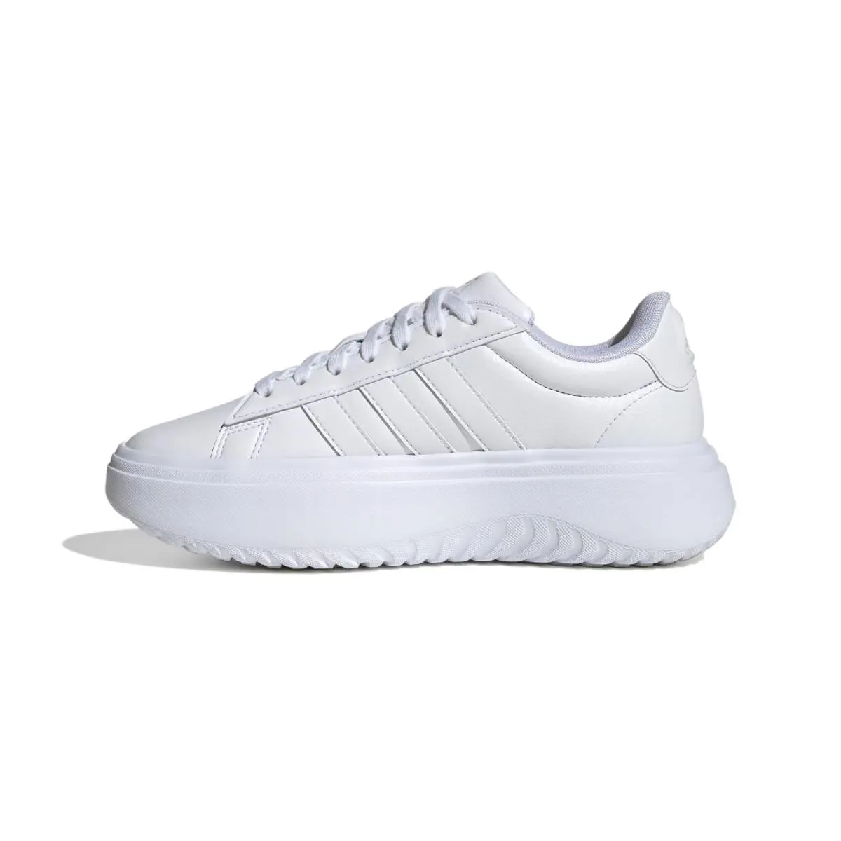 Women`s Grand Court Platform White/preloved Purple/preloved Purple white white crystal white by Adidas