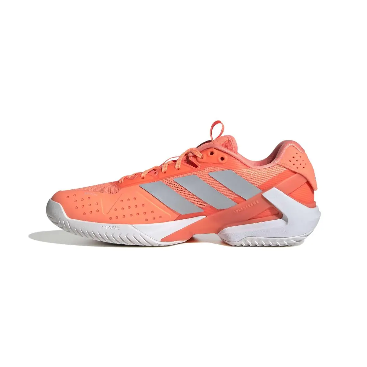 Adidas Women`s Adizero Ubersonic 5 Tennis Beam Orange/halo Blue/white 7.5