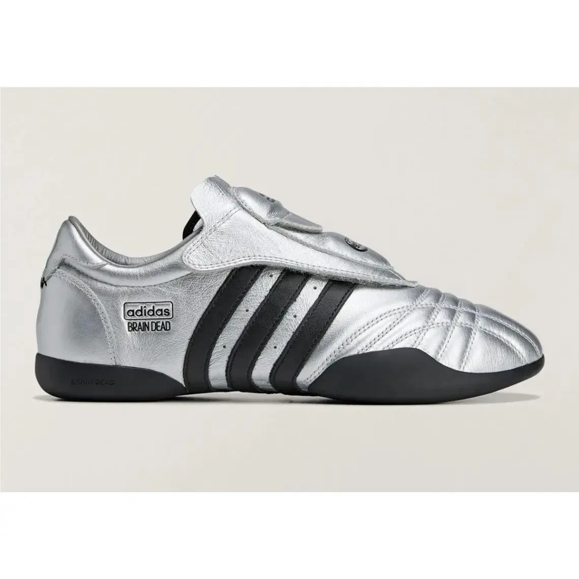 Adidas Originals x Brain Dead Taekwondo Silver Metallic Men`s Shoes JQ9215