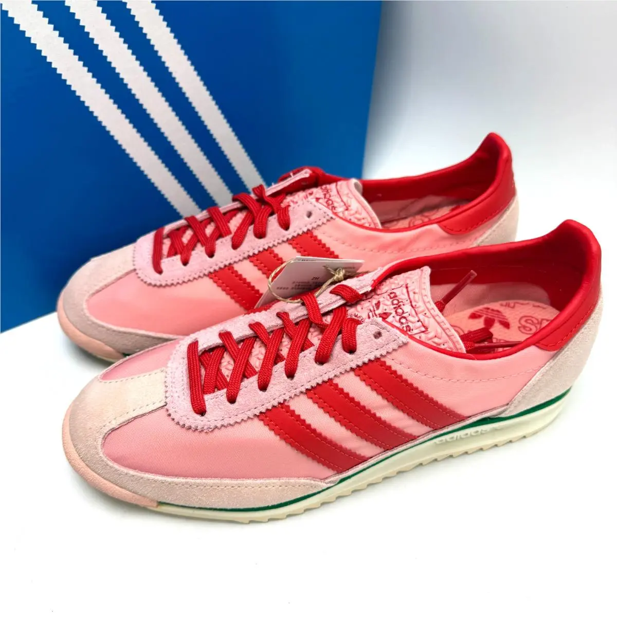 Adidas SL 72 OG Semi Pink Spark Red Women`s JS0254 sz 7