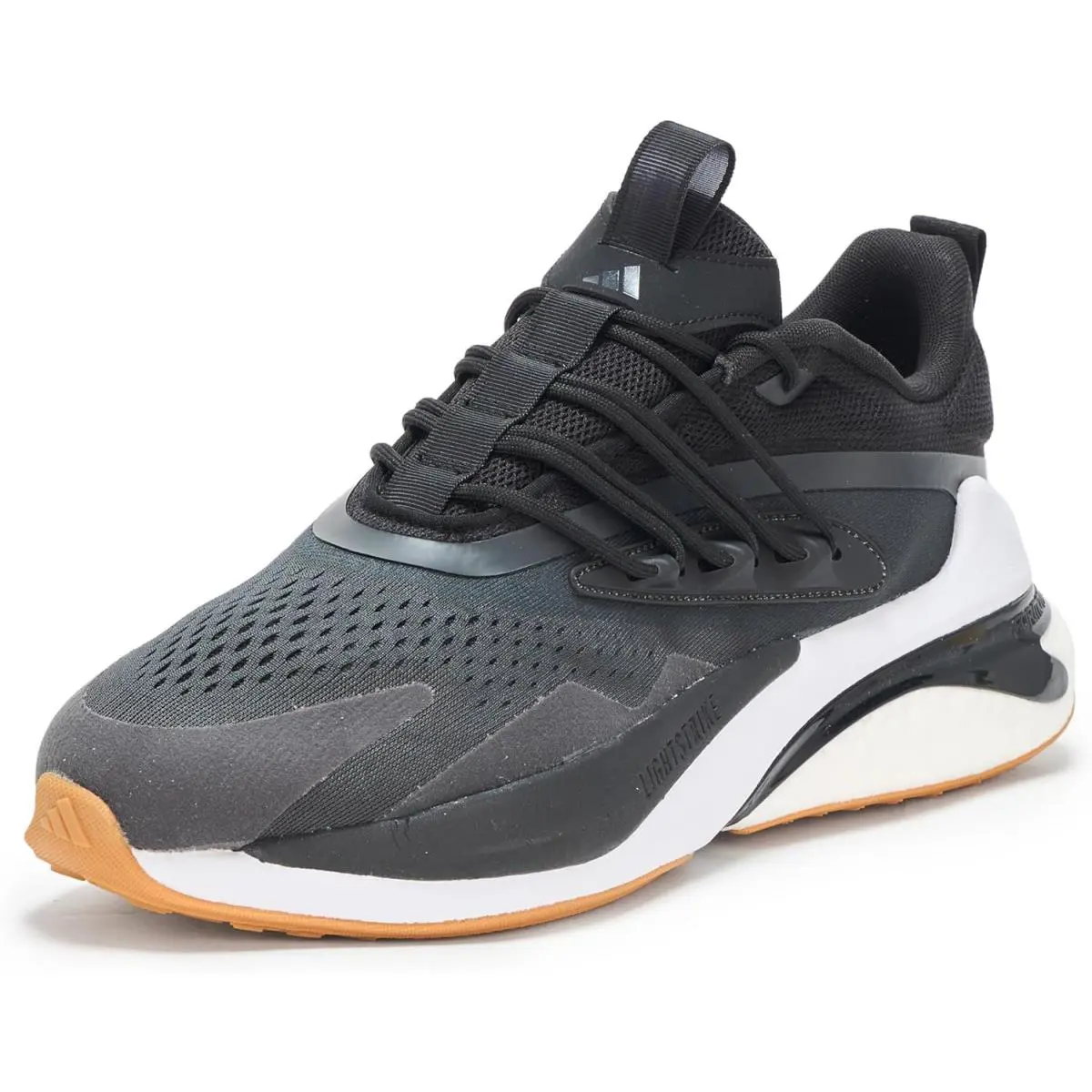 Adidas Men`s Alphaboost V2 Shoes - Black/Black/White