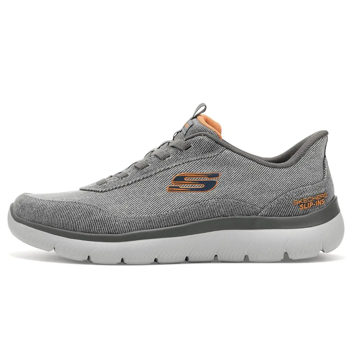 Skechers shoes - Charcoal/Orange 2