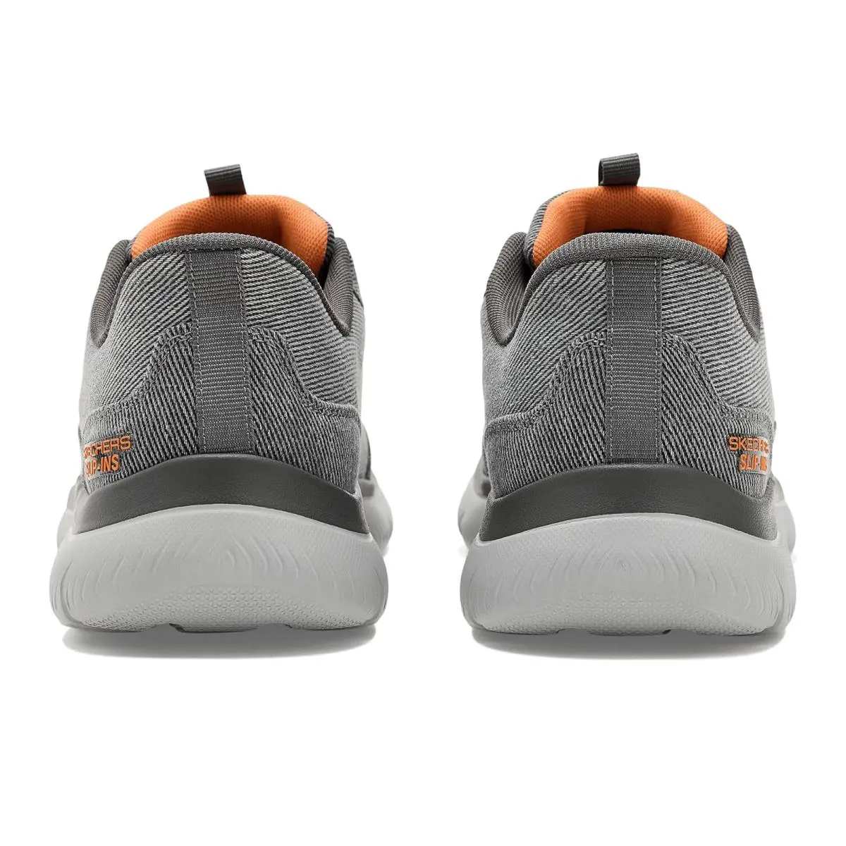 Skechers shoes - Charcoal/Orange 5