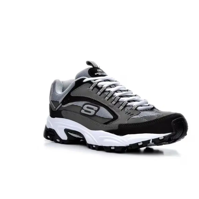 Men`s Skechers Stamina Cutback Shoes - Grey