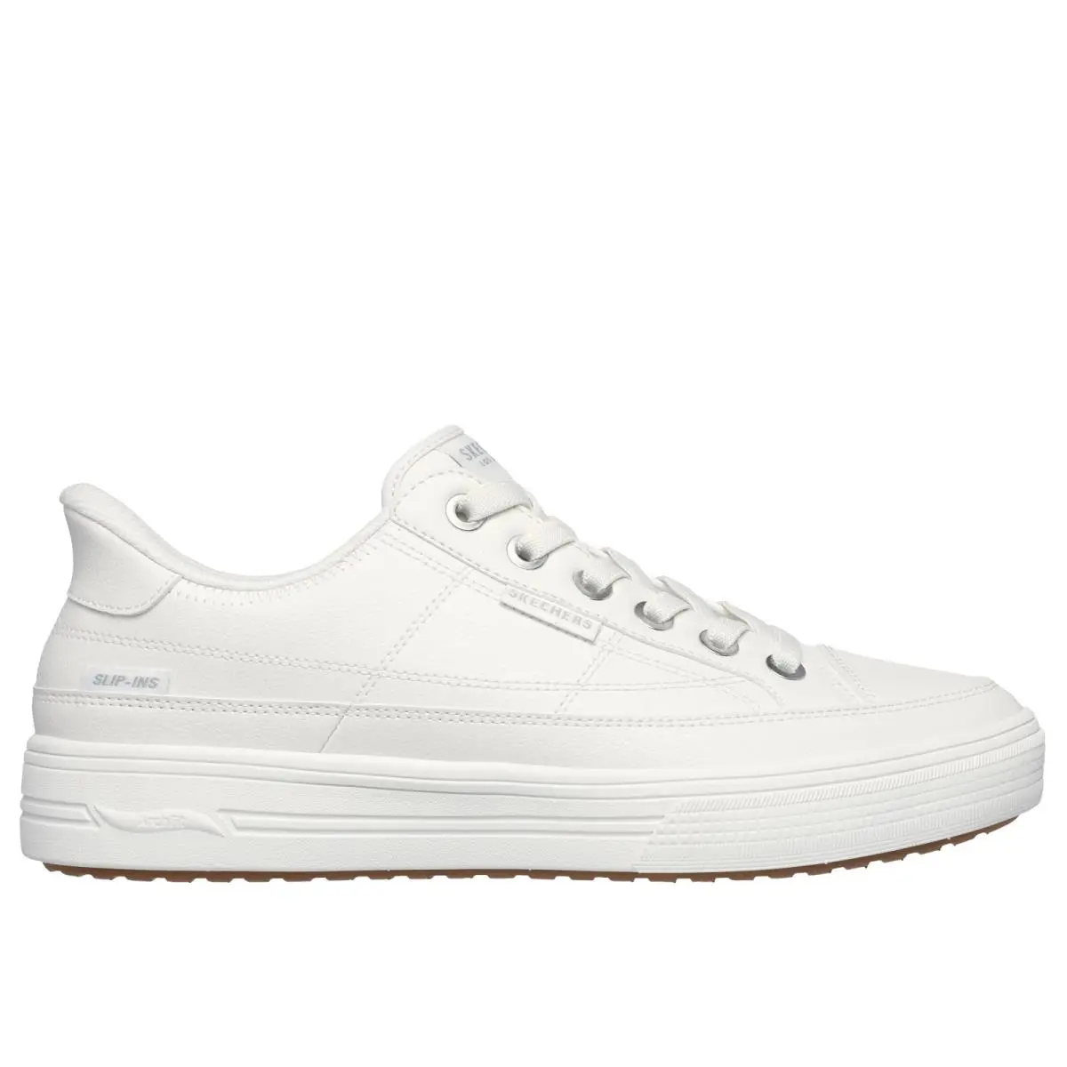 Skechers Slip-ins: Arch Fit Arcade - See Ya There White Sneaker Men Sizes 7-14 W