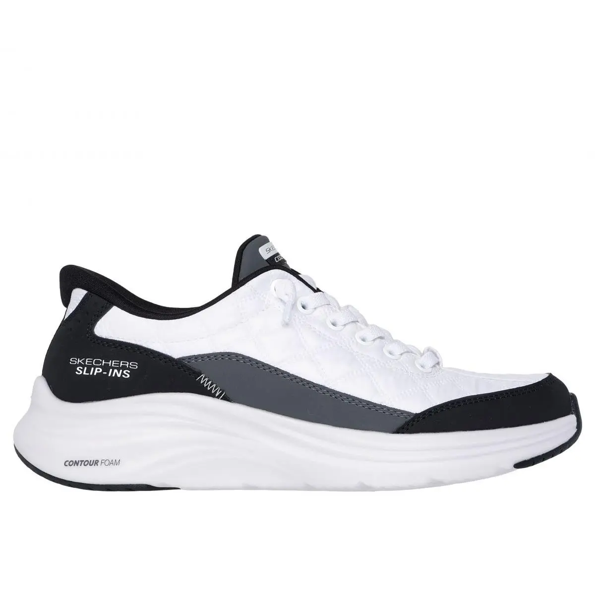 Skechers shoes - WHITE/BLACK 4