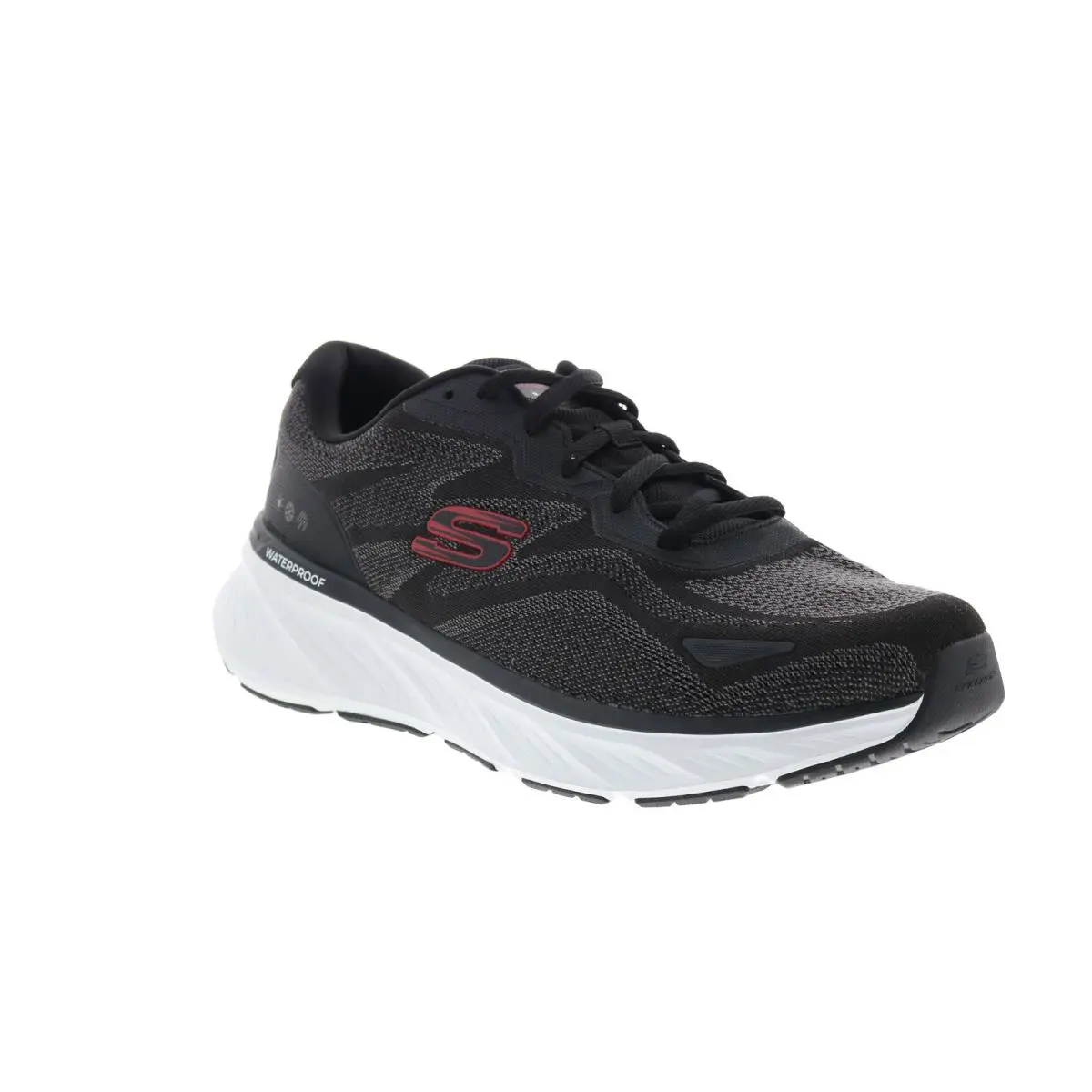 Skechers shoes - Skechers Waterproof Relaxed Fit Edgeride - Konzo - 232842-BKRD - Black 8