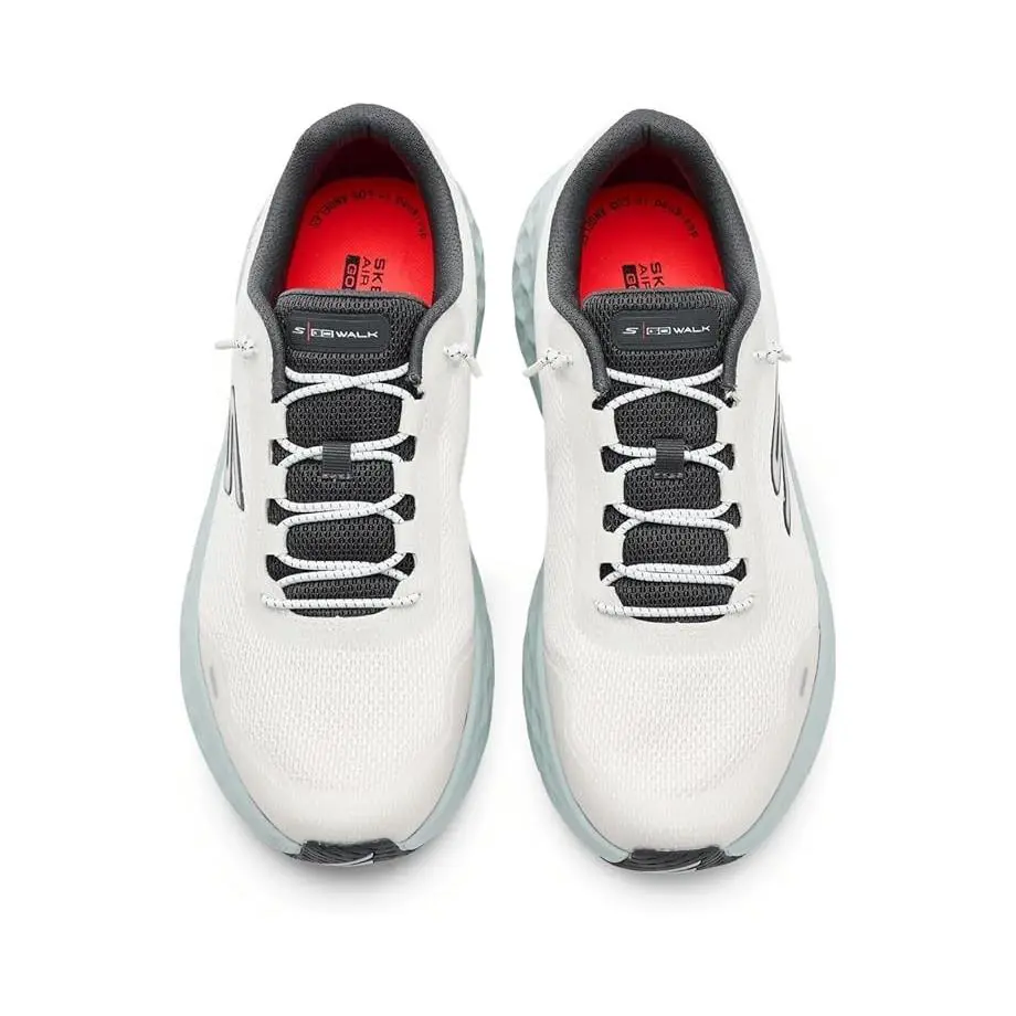 Skechers shoes - White/Charcoal/Teal 2