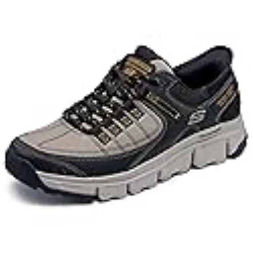 Skechers Men`s Summits at Hands Free Slip-in Sneaker Taupe/black 9.5 Taupe/blac - TAUPE/BLACK