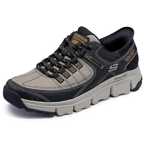 Skechers shoes - TAUPE/BLACK 8