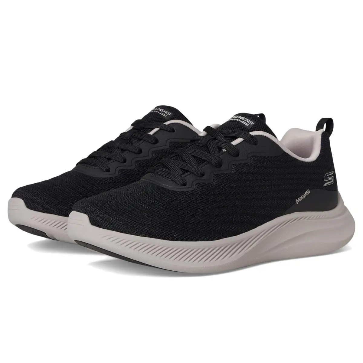 Woman`s Shoes Bobs From Skechers Bobs Moda Flex - Mellow Dawn - Black