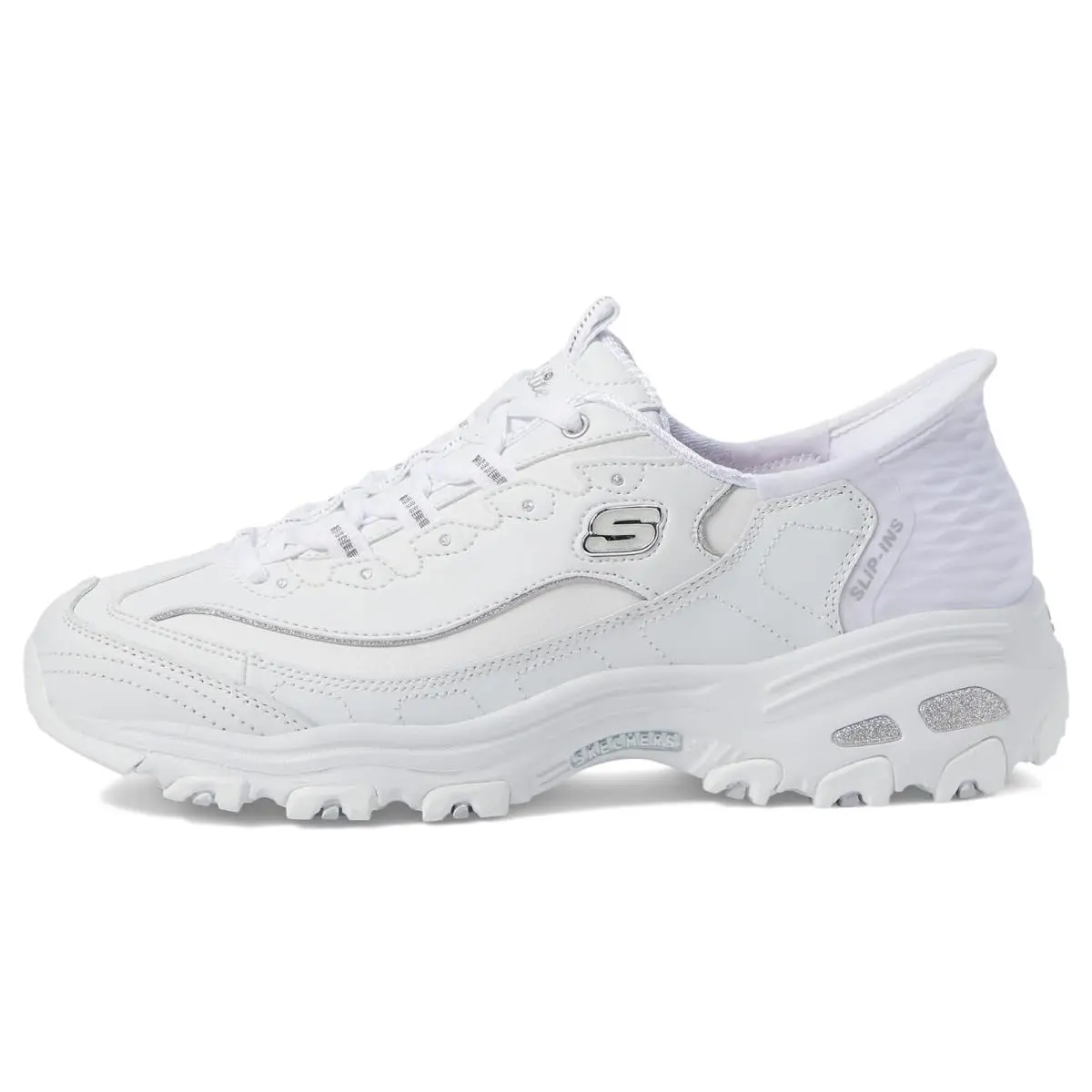 Skechers shoes - White Silver 2