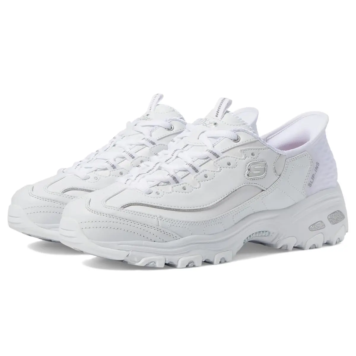 Skechers shoes - White Silver 5