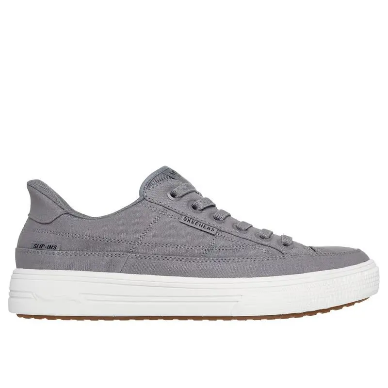 Skechers Slip-ins: Arch Fit Arcade - See Ya There Gray Sneaker Mens Sizes 7-14 W