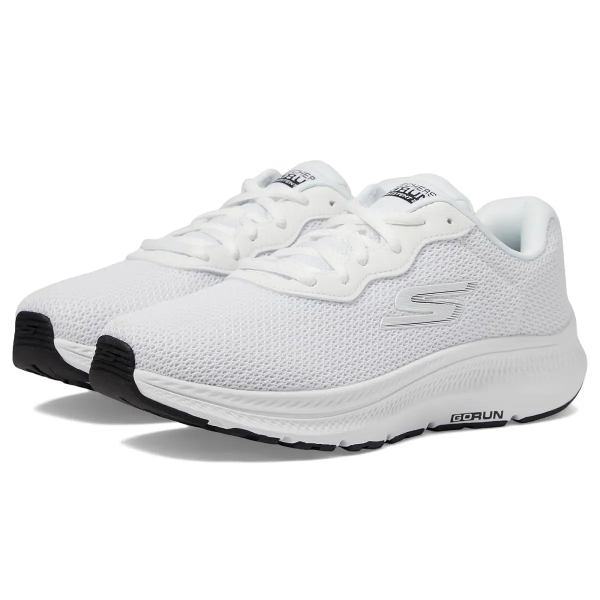 Woman`s Sneakers Athletic Shoes Skechers Go Run Consistent 2.0 Engaged - White/Black
