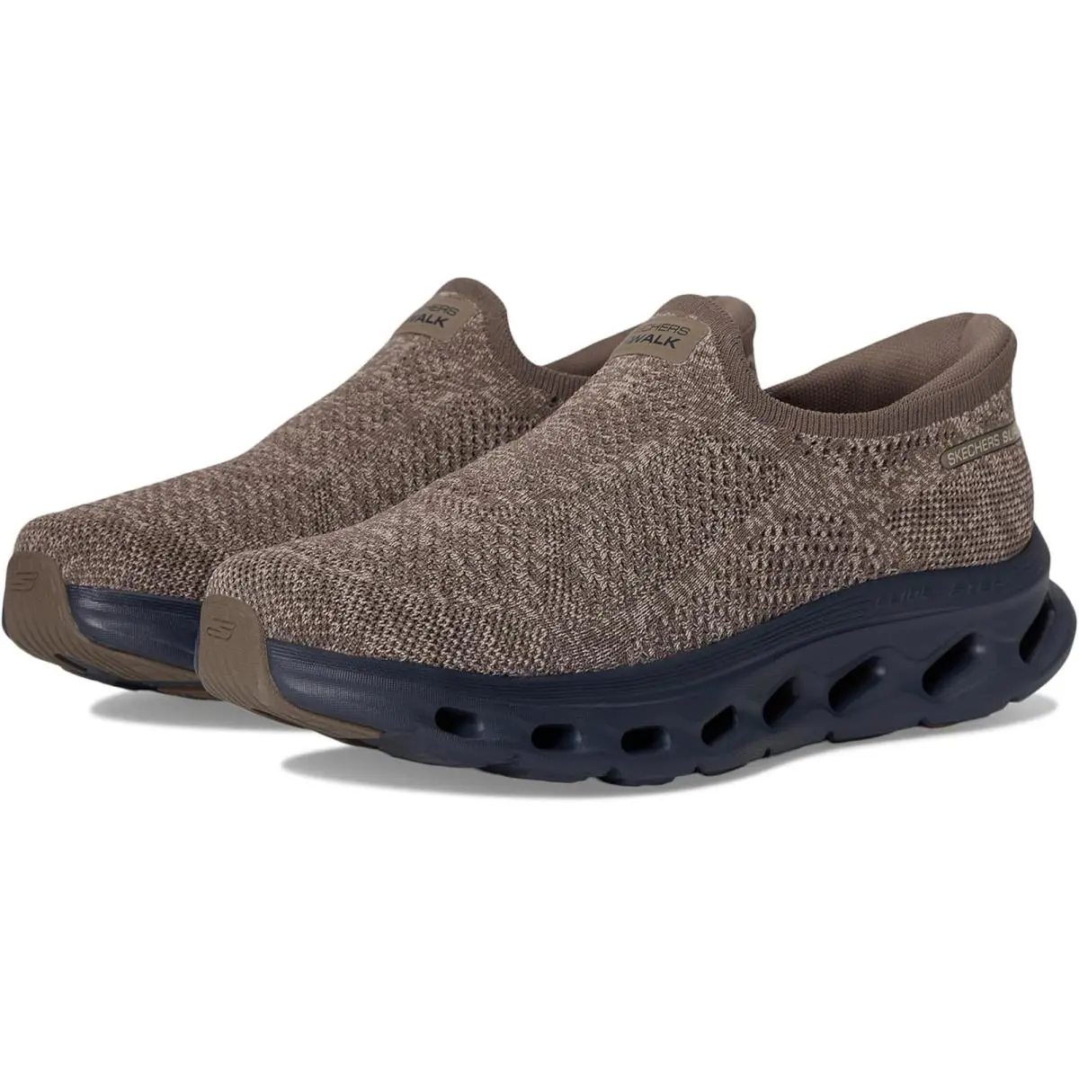 Skechers Mens Go Walk Glide Step 2.0 Caleb Hands Free Slip-ins - Brown