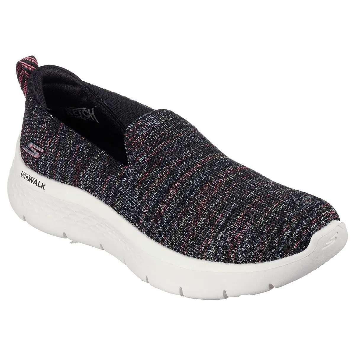 Skechers Go Walk Flex-vivid Energy 124962-BKMT Women`s US 11 Multi Shoes HTAT311 - Black