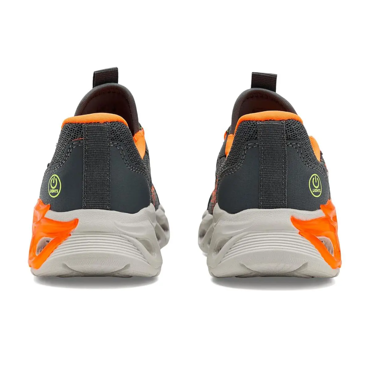 Skechers shoes - Charcoal/Orange 5