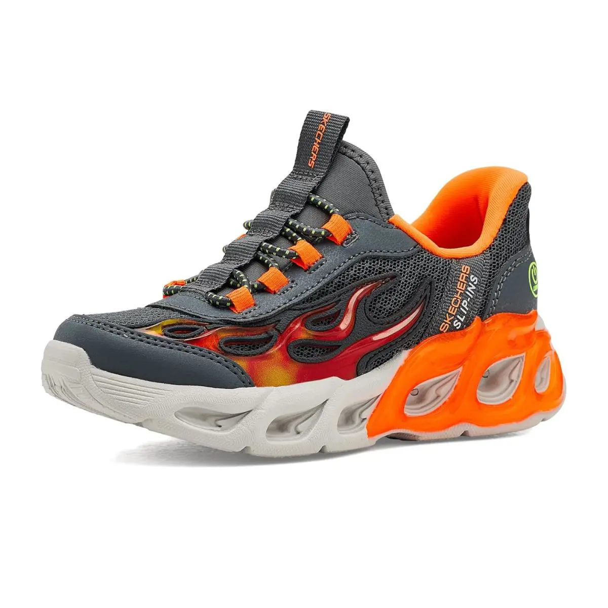 Skechers shoes - Charcoal/Orange 6
