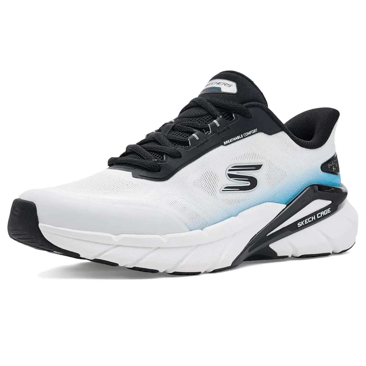 Skechers shoes - White/Synthetic/Blue 13